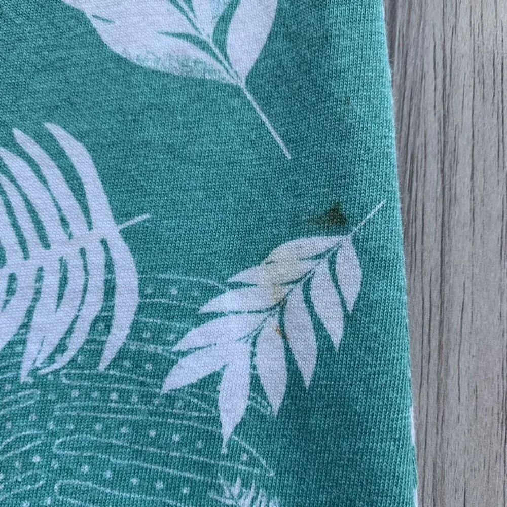 Tea Collection Fern Leaf Wrap Neck Dress